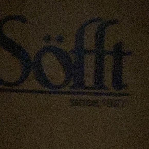 SOFFT WO SIZE 11 Leather Floral Brown Ankle Boots slight wedge heel approx 4” - Picture 4 of 11